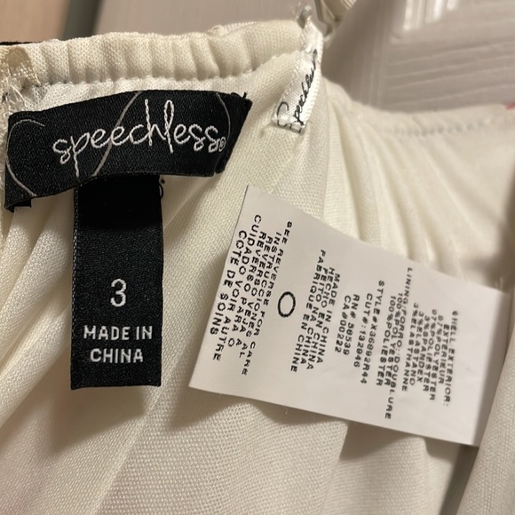 Hi Lo Prom Dress from David's Bridal. Speechless Brand. Size 3. Worn once. - Picture 7 of 8